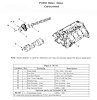 HK109 Camshaft Bolt for 1961-1976 Ford, Mercury 5.9L, 6.4L