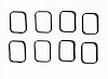 ICR287-A Intake Manifold Gasket Set for 2000-2010 Chrysler, Dodge 4.7L - image 1