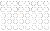 M10228-STD Piston Ring Set for 1990-2001 Chevrolet 5.7L [Standard Size] - image 1
