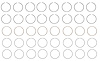 M10418-035 Piston Ring Set for 1970-1972 Chevrolet 6.6L [+0.035 in. Oversize] - image 1