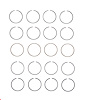 M30314-STD Piston Ring Set for 2012-2019 Kia, Hyundai 1.6L [Standard Size] - image 1