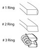 M37408-.75 Piston Ring Set for 2004-2010 Ford 6.0L [0.75 mm Undersize] - image 2