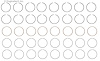 M37458-STD Piston Ring Set for 1976-1995 Chevrolet 3.8L, 5.0L [Standard Size] - image 1