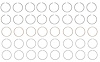 M40018-STD Piston Ring Set for 1993-2003 Dodge 5.9L [Standard Size] - image 1