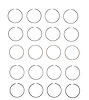 M40134-STD Piston Ring Set for 1983-1993 Chevrolet 2.5L [Standard Size] - image 1