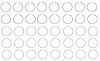 M40528-STD Piston Ring Set for 2007-2010 Chrysler, Dodge 6.1L [Standard Size] - image 1