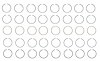 M40558-STD Piston Ring Set for 1961-1976 Ford, Mercury 5.9L, 6.4L, 6.7L [Standard Size] - image 1