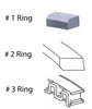 M40558-STD Piston Ring Set for 1961-1976 Ford, Mercury 5.9L, 6.4L, 6.7L [Standard Size] - image 2