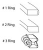 M41118-030 Piston Ring Set for 1989-1995 Ford, International 7.3L [+0.030 in. Oversize] - image 2