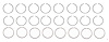 M41118-STD Piston Ring Set for 1989-1995 Ford, International 7.3L [Standard Size]