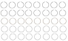 M41558-060 Piston Ring Set for 1970-1976 Pontiac 7.5L [+0.060 in. Oversize] - image 1