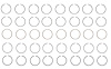 M42508-040 Piston Ring Set for 1980-1990 Chevrolet 7.0L [5/64, 5/64, 3/16. 4 ring set.; Sizes : 040, +0.040 in. Oversize] - image 1