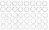M43638-030 Piston Ring Set for 1980-1992 Ford 7.0L [+0.030 in. Oversize]