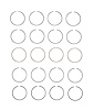 M87534-STD Piston Ring Set for 1995-2005 Chrysler, Dodge 2.0L [Standard Size] - image 1