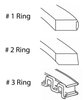M89016-1.5 Piston Ring Set for 1982-1984 Chevrolet 2.8L - image 2