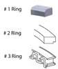 M92114-1.5 Piston Ring Set for 1985-1995 Toyota, Mazda 2.4L, 2.6L - image 2