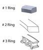 M92138-STD Piston Ring Set for 1988-1995 Cadillac 4.5L, 4.9L [Standard Size] - image 2