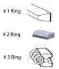 M98128-STD Piston Ring Set for 2008-2010 Ford 6.4L [Standard Size] - image 2