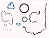 MA2.3CS-A Engine Gasket Set for 1995-2002 Mazda 2.3L - image 1