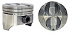 P3008(8)STD Dish Top Piston for 1986-1995 Ford, Lincoln, Mercury 5.0L [Standard Size] - image 1