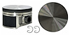 P3055(6).75 Coated Piston for 1998-2010 Chrysler, Dodge 2.7L [0.75 mm Undersize] - image 1