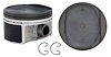P4792(4)STD Piston for 2001-2007 Toyota, Scion 2.4L [Standard Size] - image 1