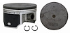 P4848(6)STD Coated Hypereutectic Piston for 2003-2011 Mitsubishi 3.8L [Standard Size] - image 1
