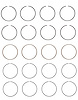 R36854-030 Piston Ring Set for 1980-1994 Ford, Mercury 2.3L, 2.5L, 4.2L [+0.030 in. Oversize]