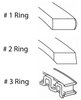 R40056-040 Piston Ring Set for 1985-1995 Chevrolet 4.3L [+0.040 in. Oversize] - image 2