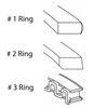 R40058-020 Piston Ring Set for 1958-1993 Chrysler, Dodge, Chevrolet 5.3L, 5.7L, 5.9L, 6.4L [+0.020 in. Oversize] - image 2