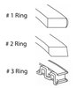 R40058-030 Piston Ring Set for 1957-1993 Chrysler, Dodge, Chevrolet 5.3L, 5.7L, 5.9L, 6.4L [+0.030 in. Oversize] - image 2