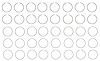 R40558-STD Piston Ring Set for 1961-1976 Ford, Mercury 5.9L, 6.4L, 6.7L [Standard Size] - image 1