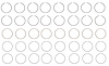 R40658-STD Piston Ring Set for 1968-1980 Buick, Cadillac, Oldsmobile 5.7L [Standard Size] - image 1