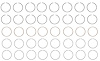R43058-STD Piston Ring Set for 1968-1976 Cadillac 7.7L, 8.2L [Standard Size] - image 1
