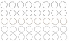 R43128-030 Piston Ring Set for 1961-1965 Chevrolet 6.7L [+0.030 in. Oversize] - image 1
