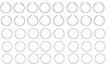R43658-STD Piston Ring Set for 1968-1993 Ford, Lincoln, Mercury 7.0L, 7.5L [Standard Size] - image 1