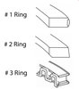 R89134-STD Piston Ring Set for 1987-2002 Chevrolet 2.0L, 2.2L [Standard Size] - image 2