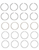 R96024-STD Piston Ring Set for 1974-1984 Ford, Mercury 2.3L [Standard Size] - image 1