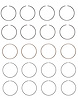 S34454-STD Piston Ring Set for 2012-2017 Ford, Lincoln 2.0L [Standard Size] - image 1