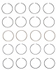 S74134-STD Piston Ring Set for 1999 Chevrolet 1.3L [Standard Size] - image 1