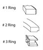 S74134-STD Piston Ring Set for 1999 Chevrolet 1.3L [Standard Size] - image 2