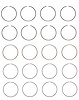 S75534-.50 Piston Ring Set for 1993-2002 Hyundai 1.5L [0.50 mm Undersize] - image 1