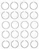 S75544-.50 Piston Ring Set for 2001-2002 Kia 1.5L [0.50 mm Undersize] - image 1