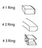 S75544-STD Piston Ring Set for 2001-2002 Kia 1.5L [Standard Size] - image 2
