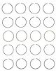 S76214-.50 Piston Ring Set for 1995-1999 Nissan 1.6L [0.50 mm Undersize] - image 1