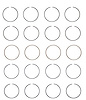 S78124-STD Piston Ring Set for 1999-2003 Mazda 1.6L [Standard Size] - image 1