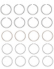 S79124-.75 Piston Ring Set for 1998-2001 Chevrolet 1.8L [0.75 mm Undersize] - image 1