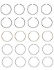 S79134-STD Piston Ring Set for 1999-2007 Daewoo, Chevrolet 1.6L [Standard Size]