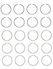S80414-.50 Piston Ring Set for 2000-2006 Nissan 1.8L [0.50 mm Undersize] - image 1