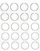 S82024-STD Piston Ring Set for 2000-2011 Pontiac, Toyota, Lotus 1.8L [Standard Size]